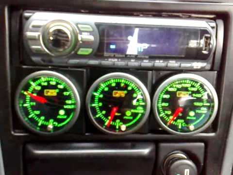 Auto Gauge SM Peak Green @ work ( Honda Accord Coupe CD7 Si )