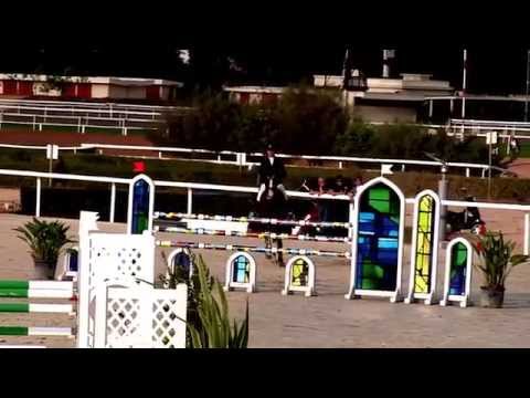 Vilma Catani - Dynamite TN (Larino - Spartan), Cagnes s Mer, CSI** YH6 yrs, 130cm, Oct 2014