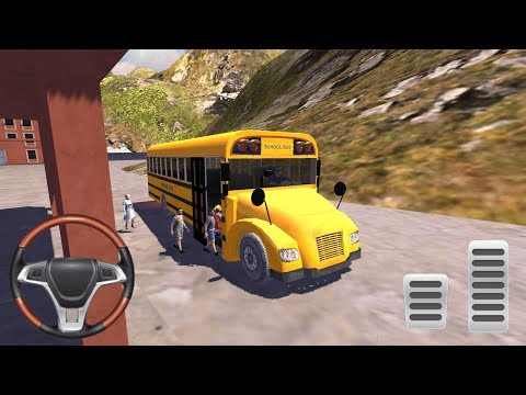 Offroad High School Bus Simulator Game | Android Gameplay