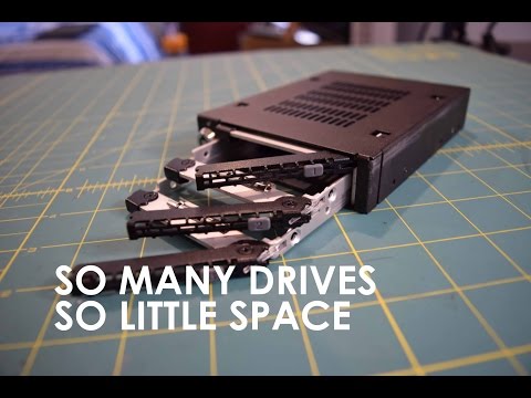 ICY DOCK ToughArmor MB993SK-B / MB411SPO-2B Drive Tray | EZ-Slide Slim MB993TP-B video review thumbnail