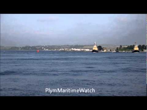 Hms Triumph leaving Devonport