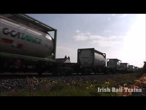IE class 201 (222) + IWT Liner - St. Brendan's Road, Dublin