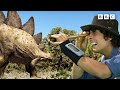 Stegosaurus and Painting | Andy's Dinosaur Adventures | Andy's Amazing Adventures