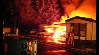Thanksgiving Day Fire-Neighbors House And Truck Up In Flames