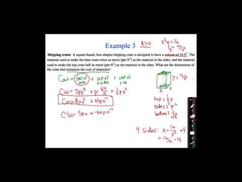 Sp20 MAT 270 04-07-20 Optimization, Trig review