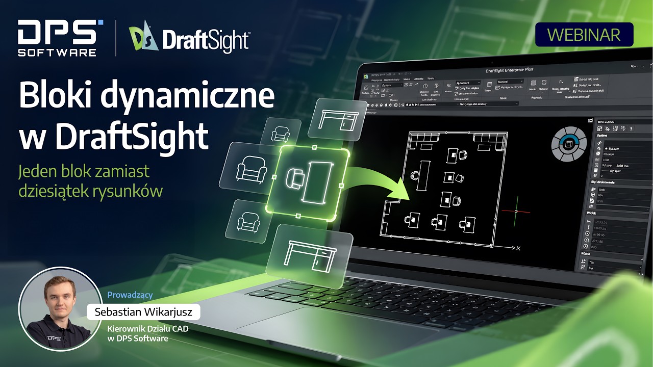 Bloki dynamiczne w DraftSight – tworzenie, parametryzacja i praktyczne zastosowanie