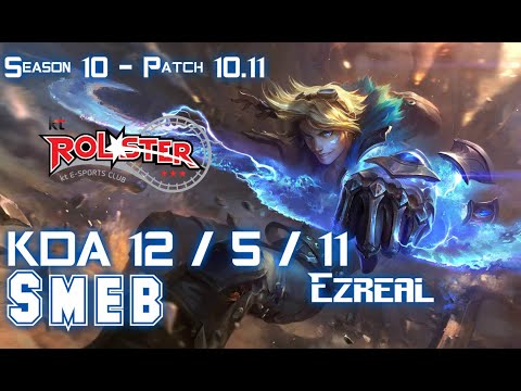 KT Smeb EZREAL vs VARUS ADC - Patch 10.11 KR Ranked