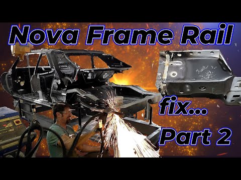 1970 Nova frame rail, trunk pan, floor section and side cowl part 2