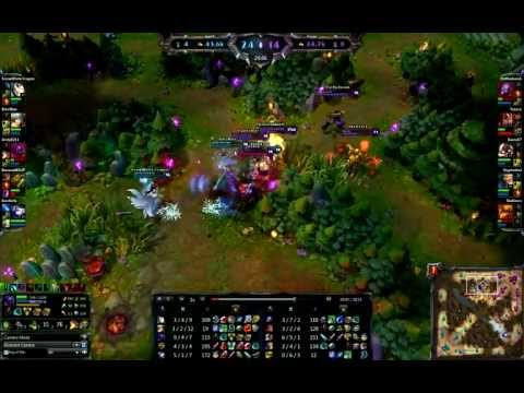 League of Legends - ELO Hell Rescue Project #9 - Ashe's epic cross-map snipe!