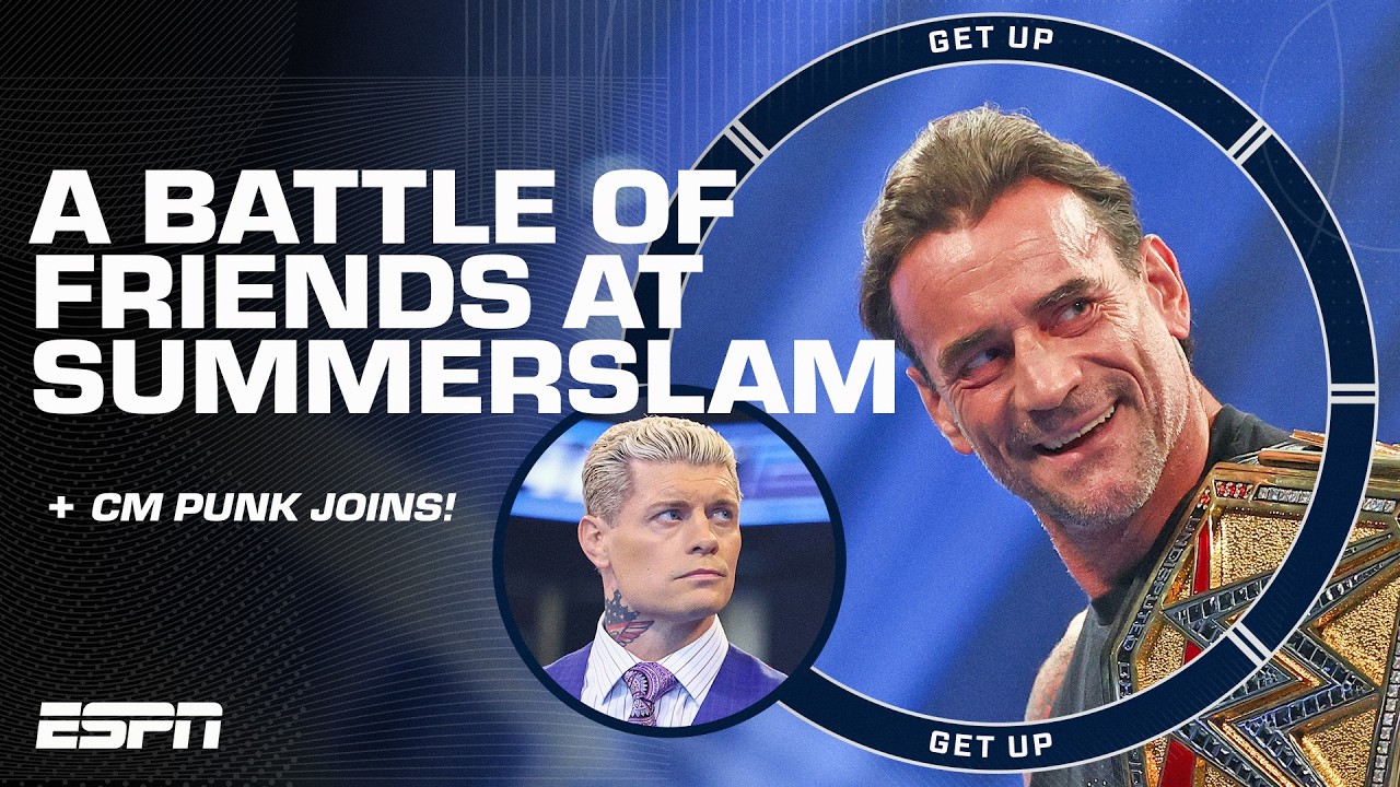 CM Punk says his friendship with Cody Rhodes won't affect their matchup at SummerSlam 👀 | Get Up