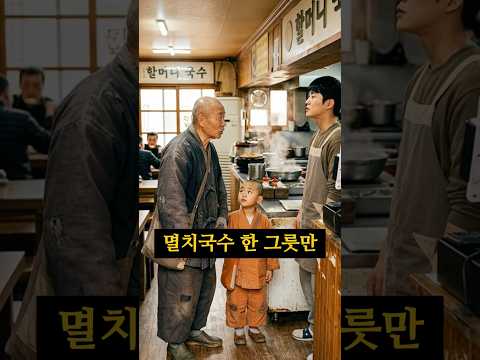 돈 모자란 노스님 밥상 꽉 채워준 식당 모자의 눈물 나는 사연
