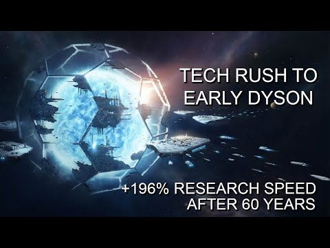 3.8 Stellaris Builds | Shattered Ring Tech Rush to early Dyson Sphere