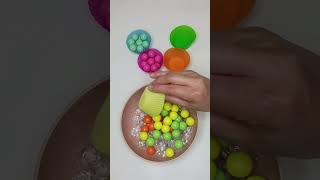 🌟 Oddly Satisfying video 💯 Colored Beads and Balls #beads #oddlysatisfying