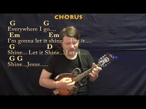 This Little Light of Mine (Spiritual) Mandolin Cover Lesson in G with Chords/Lyrics