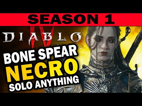 The STRONGEST Season 1 Necro - D4 Bone Spear Necro