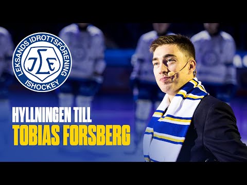 Hela ceremonin för Tobias Forsberg