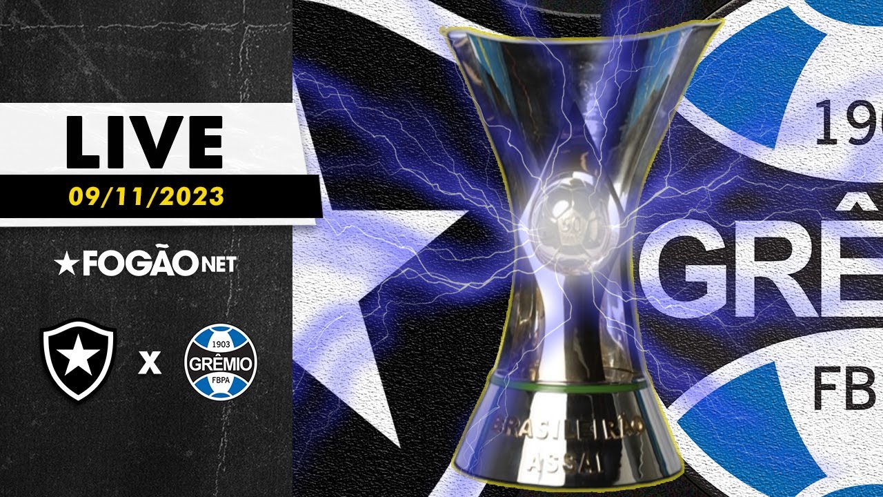 LIVE | Pré-jogo de Botafogo x Grêmio, decisão válida pela 33ª rodada do Brasileirão