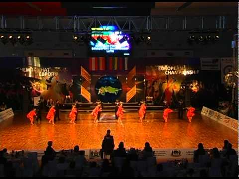 IDSF European Formation Latin Championship 2011 finale Zuvedra A, Lithuania, Klaipeda