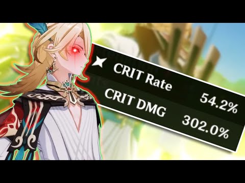 When you force high CRIT DMG on Kaveh... (300% CRIT DMG)