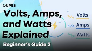 Volts, Amps, and Watts Explained | OUPES Beginner’s Guide 2