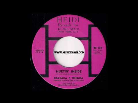 Barbara & Brenda - Hurtin' Inside [Heidi] 1964 R&B Soul 45 Video