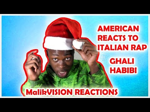 MalikVISION REACTS TO ITALIAN RAP ( GHALI HABIBI  (Prod. Charlie Charles)) | MalikVISION REACTIONS