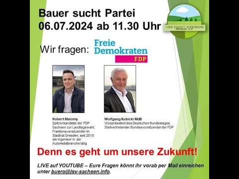 Bauer sucht Partei - FDP