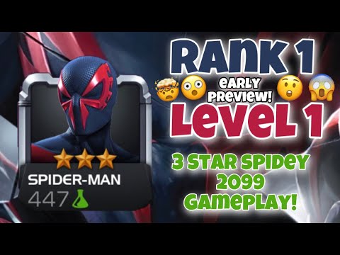 3 STAR SPIDER-MAN 2099 GAMEPLAY - Marvel Contest Of Champions