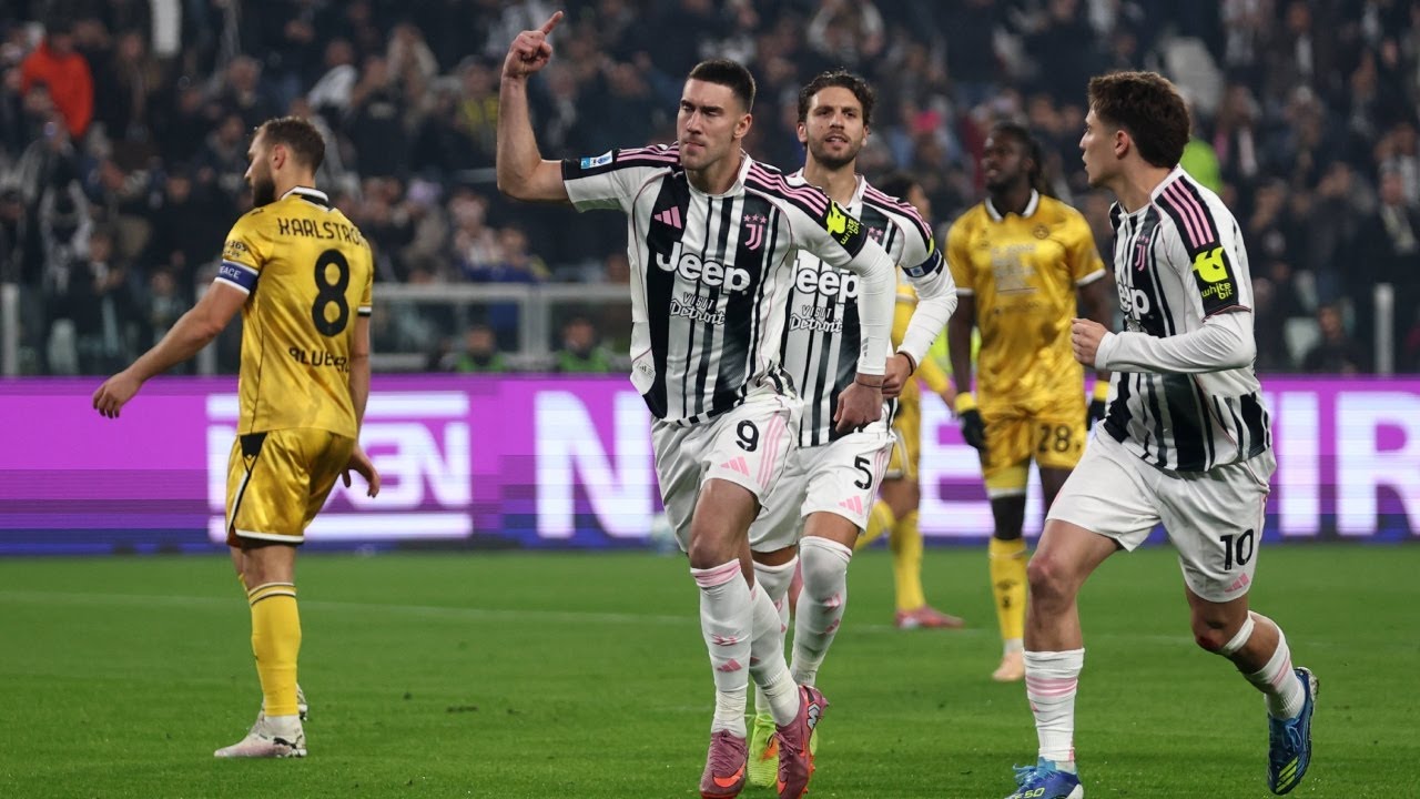 ניצחה, נקודה: 1:3 ליובנטוס על אודינזה