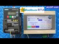 Weintek MT8071iE Modbus RTU Siemens Sinamics V20
