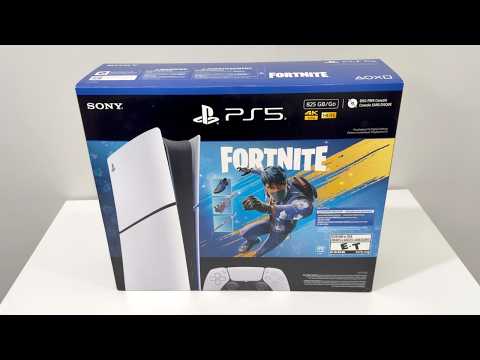 PS5 Slim Fortnite Bundle Unboxing! Black Friday Deal