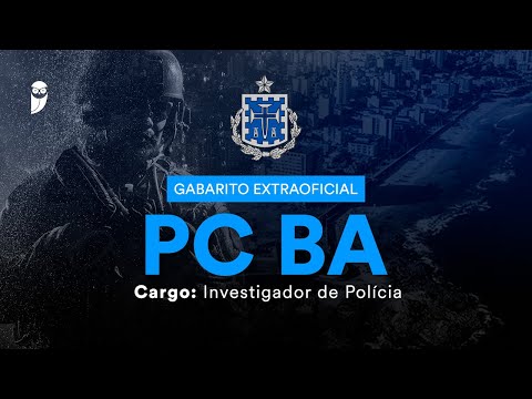 Gabarito Extraoficial PC BA – Investigador de Polícia