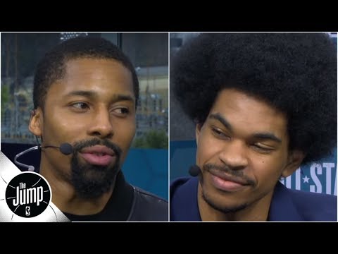 Spencer Dinwiddie calls Jarrett Allen 'future top-5 center with an amazing Afro' | The Jump