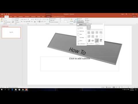 How to Add Shape Effects In PowerPoint 365