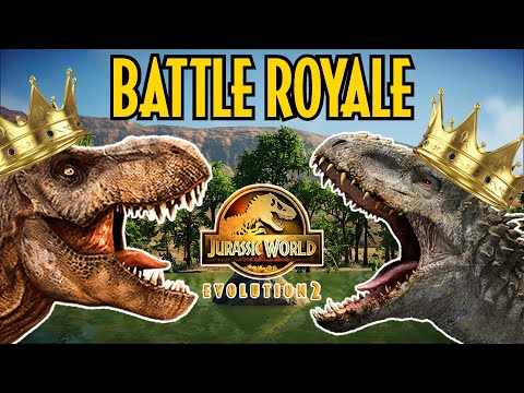 Battle Royale of 72 Land Dinosaurs  | Jurassic World Evolution 2