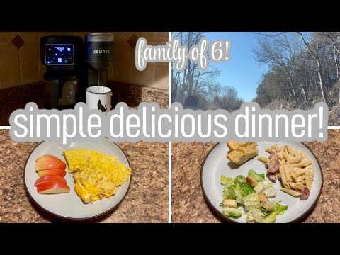 OMELETS & CAJUN SAUSAGE ALFREDO!