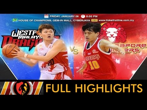 Westports Dragons vs Slingers - Full Highlights | Jan 06, 2017 | 2016-17 ABL Season