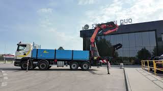 بيع شاحنة مسطحة Scania G480 8x4 PALFINGER PK 50002 Crane 5200 h - صورة 4 | Autoline TN شاحنة مسطحة Scania G480 8x4 PALFINGER PK 50002 Crane 5200 h | صورة 4 - Autoline