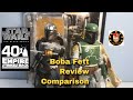 Star Wars The Black Series 40th Empire Strikes Back Boba Fett Review & Comparisons