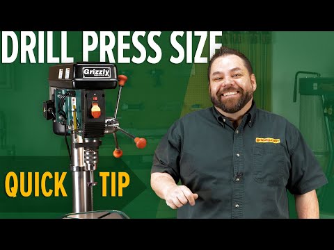 Drill Press Sizing Made Easy