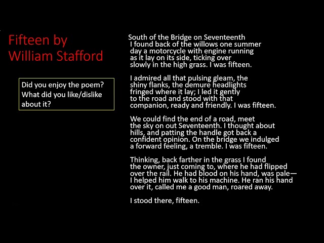 Exploring the Theme of Freedom in William Stafford's Poem 