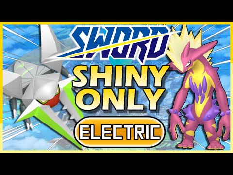 Beating Pokemon Sword using only SHINY Electric Pokémon - Hardcore Nuzlocke