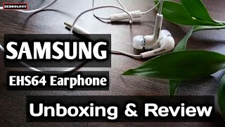 Samsung EHS64 Original Earphone Review & Unboxing in Hindi || zebrology