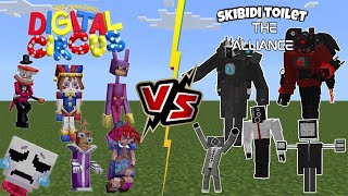 The Amazing Digital Circus VS Skibidi Toilet: The Alliance [Minecraft PE]