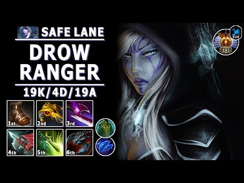 Drow Ranger Safe Lane | 7.31b | Pos 1 DR Guide | Dota 2 Immortal Gameplay