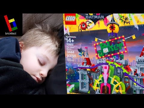HE SLEPT THROUGH OUR LEGO UNBOXING!