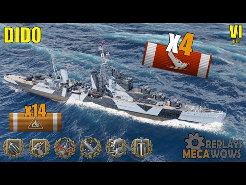 Dido Asia server damage record (as of time of upload) | World of Warships Gameplay