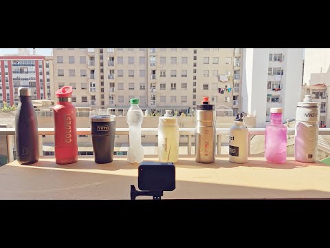 Comparativa de botellas para conservación de agua fresca