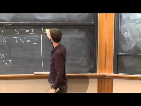 6 Linear Algebra Vector Spaces and Operators continued