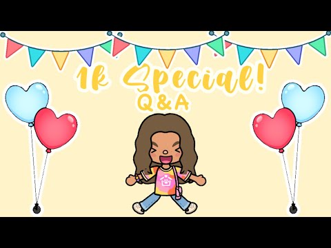1k SPECIAL!!! Q&A!!! Face reveal maybe???